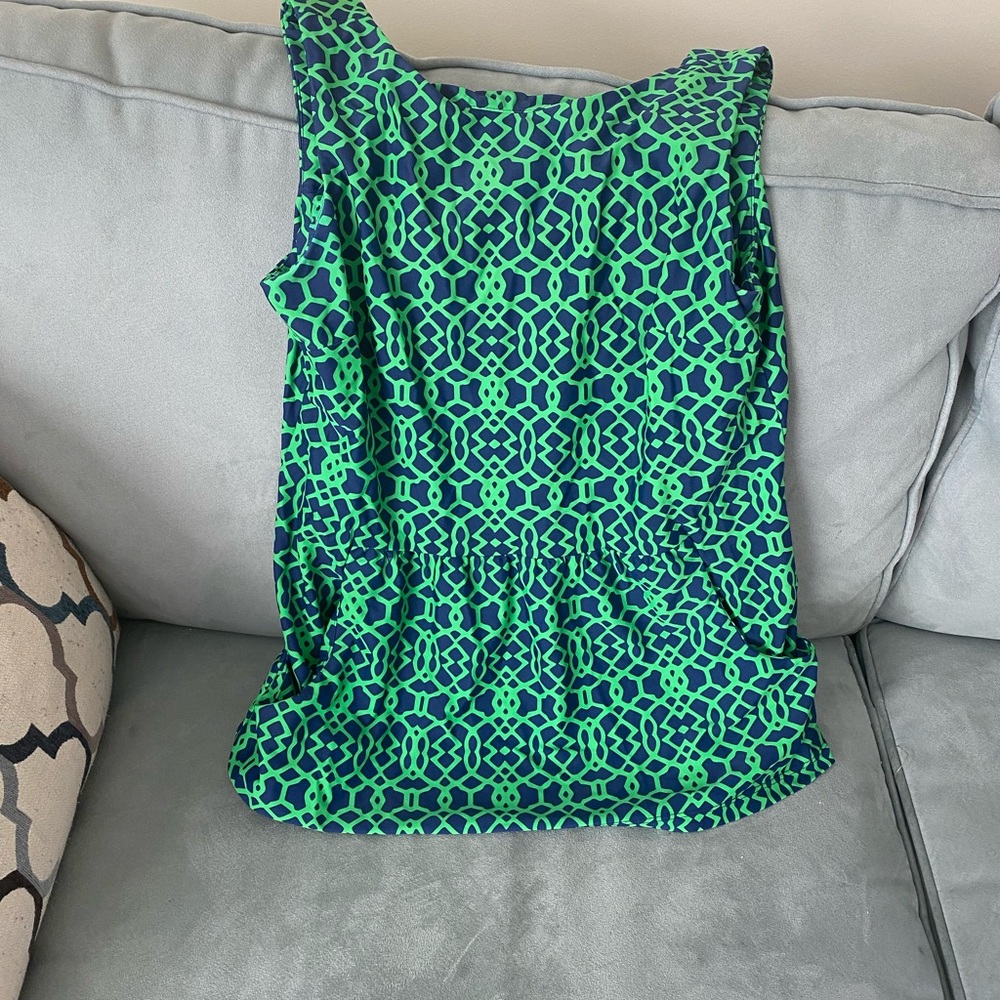 Jude Connally Sleeveless Peplum Top